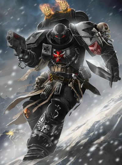 In the World of Sword and Magic as Space Marine Cover